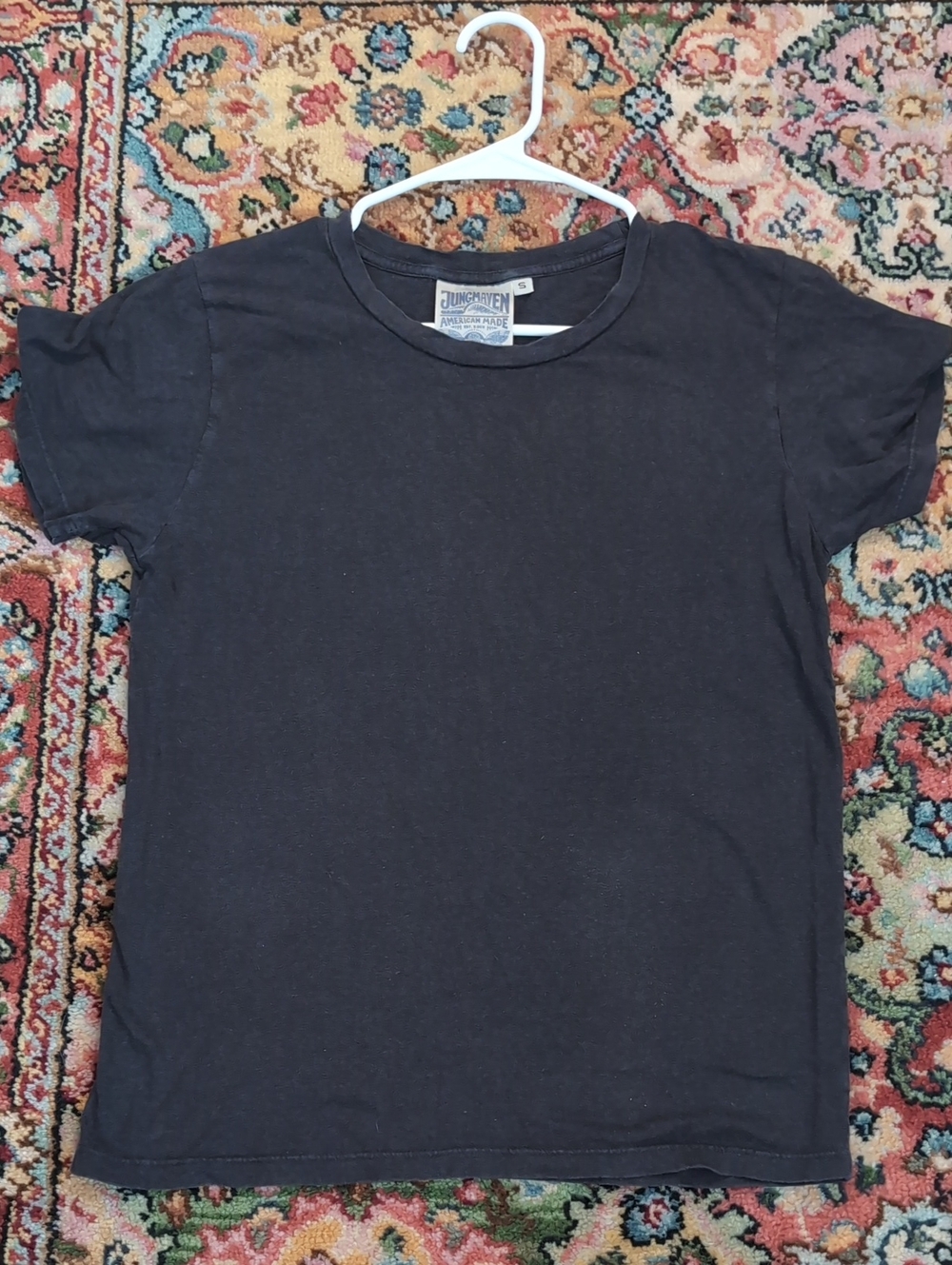 Jungmaven Black Crewneck Tee